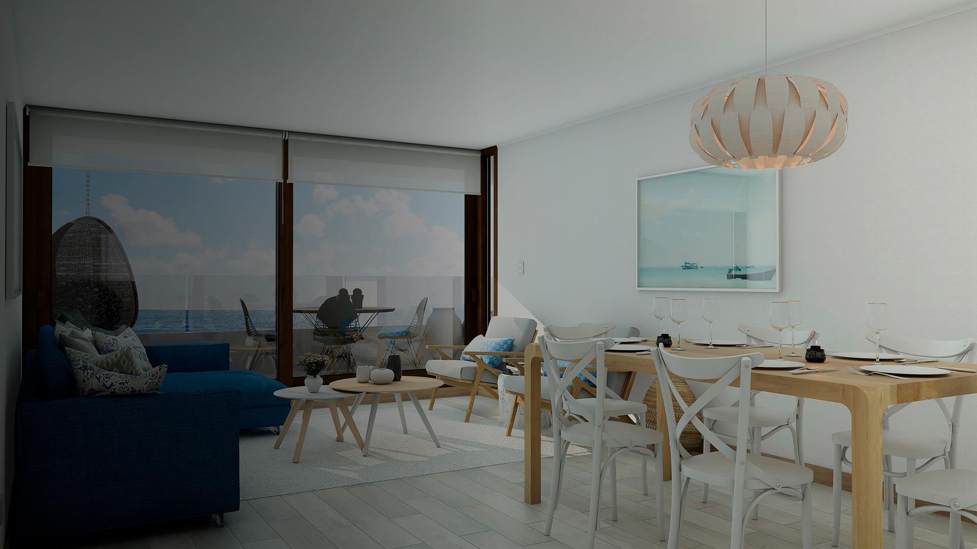 Eco Miramar estar comedor
